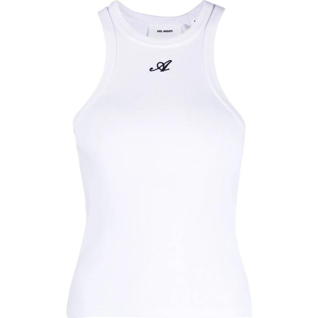 Marškiniai be rankovių moterims, Balta, Signature Tank Top