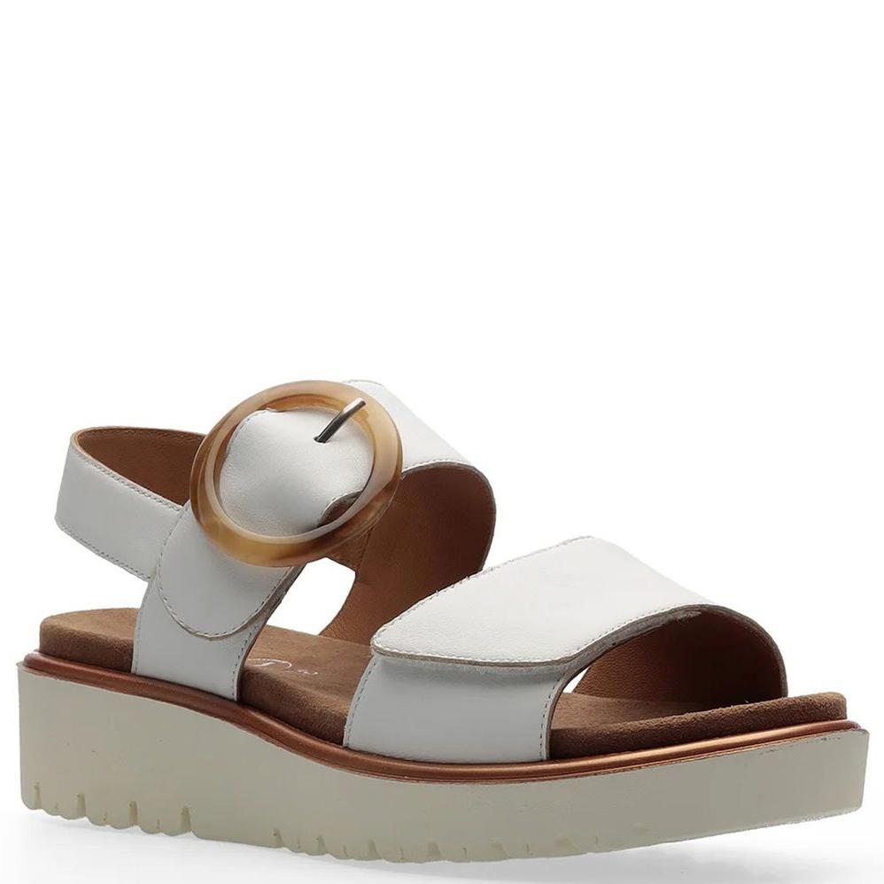 Basutės moterims, Balta, Bilbao sandals