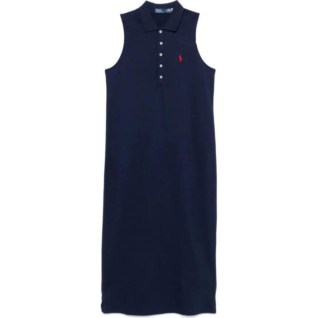 Mini suknelė moterims, Mėlyna, Knit-polo-dresses