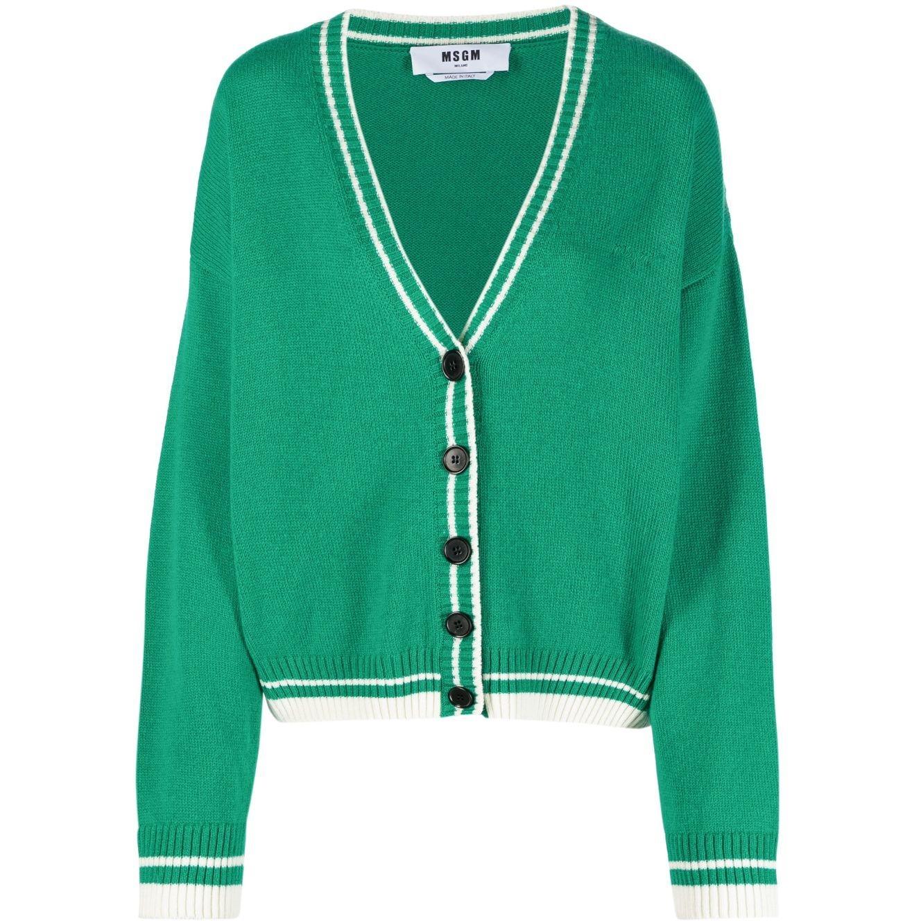 Kardiganas moterims, Žalia, Cardigan