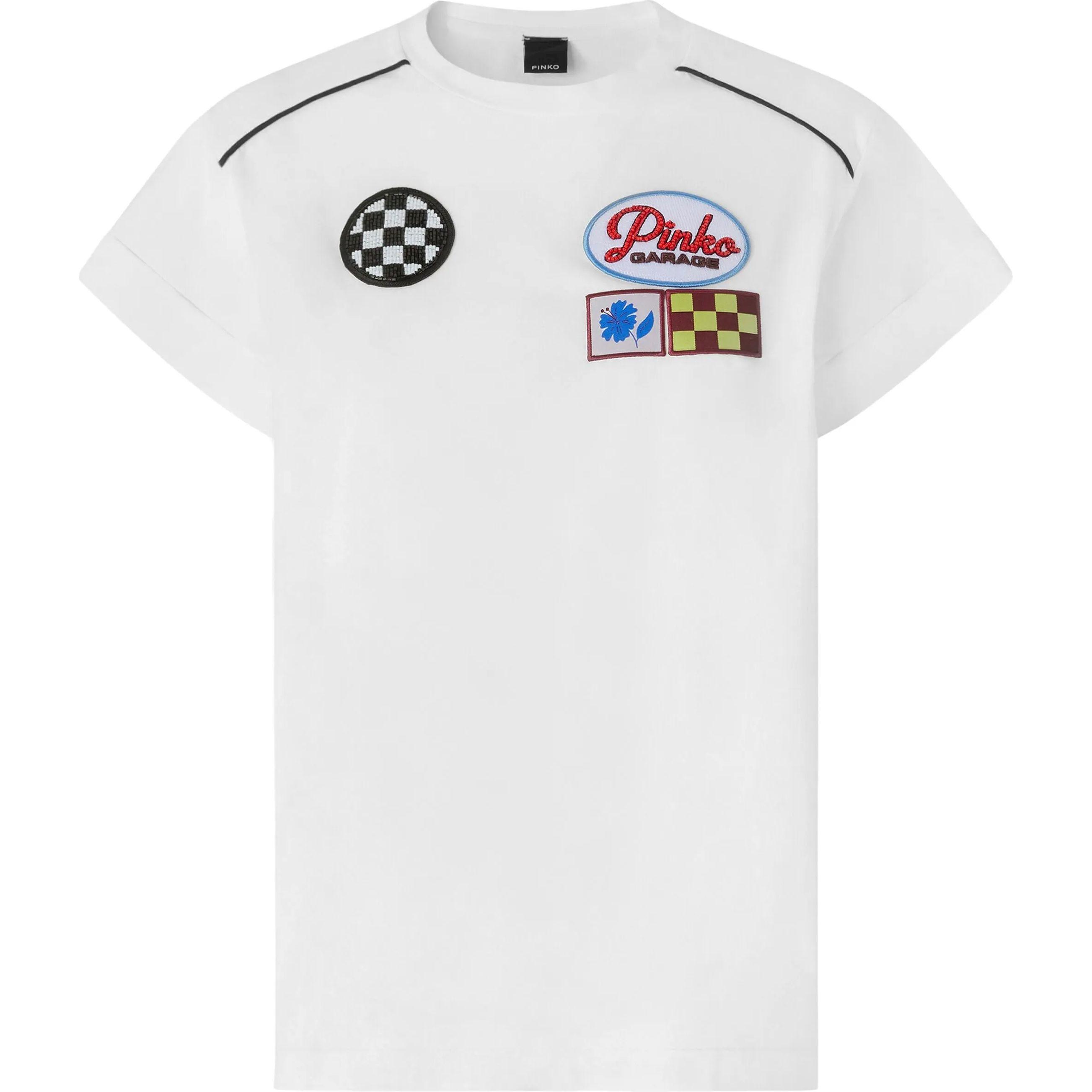 Marškinėliai trump. rankovėmis moterims, Balta, Randal t-shirt