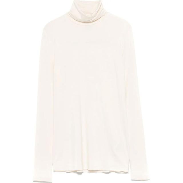 Megztinis su kaklu moterims, Smėlio, Alana knit