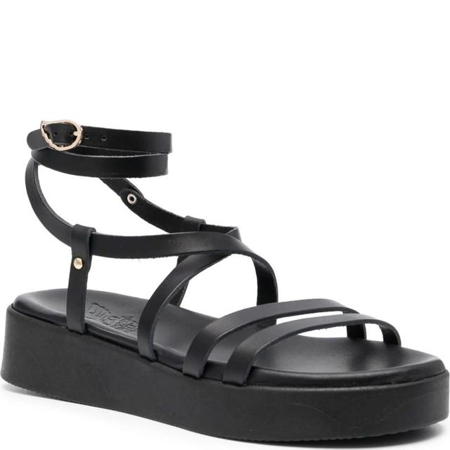 Basutės moterims, Juoda, Aristea vachetta sandals