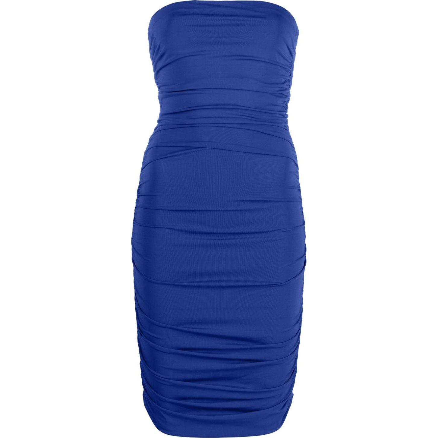 Midi suknelė moterims, purple, Linda strapless mini dress