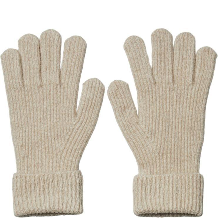 Pirštuotos pirštinės moterims, Balta, PCJESLIN GLOVES