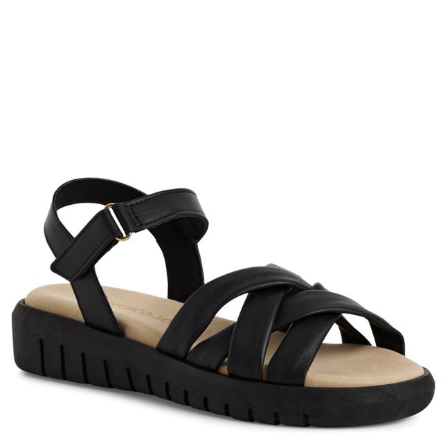 Basutės moterims, Juoda, Sandals