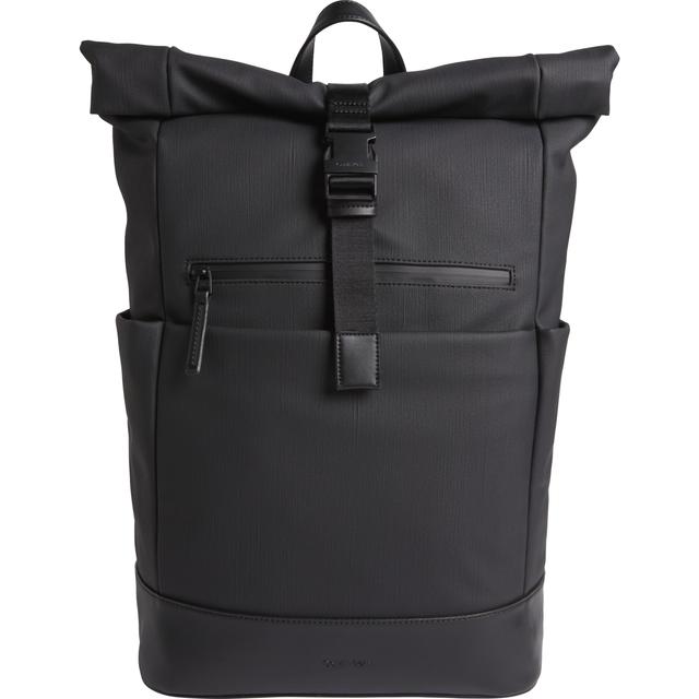 Kuprinė vyrams, Juoda, Tech sensual roll top backpack