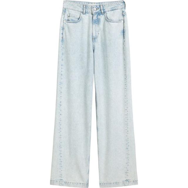 Platūs džinsai moterims, Mėlyna, Wide leg 504907812205