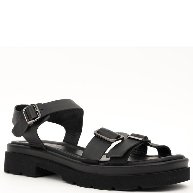 Basutės moterims, Juoda, Sandals