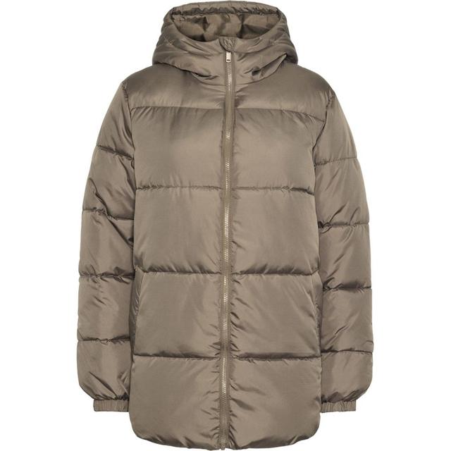 Pūkinė striukė moterims, Ruda, Maddie puffer jacket