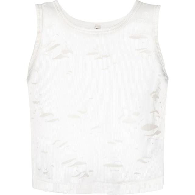 Marškiniai be rankovių moterims, Kūno, Distressed tank