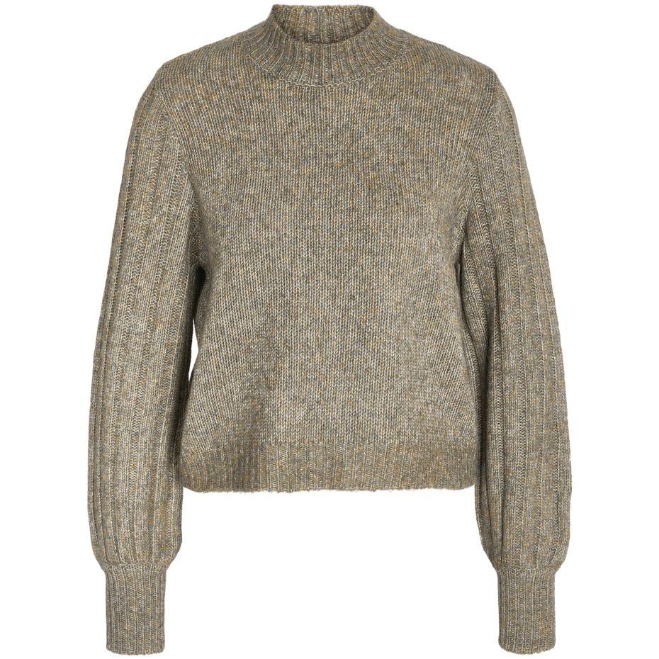 Megztinis moterims, Žalia, NMNINA L/S HIGH NECK