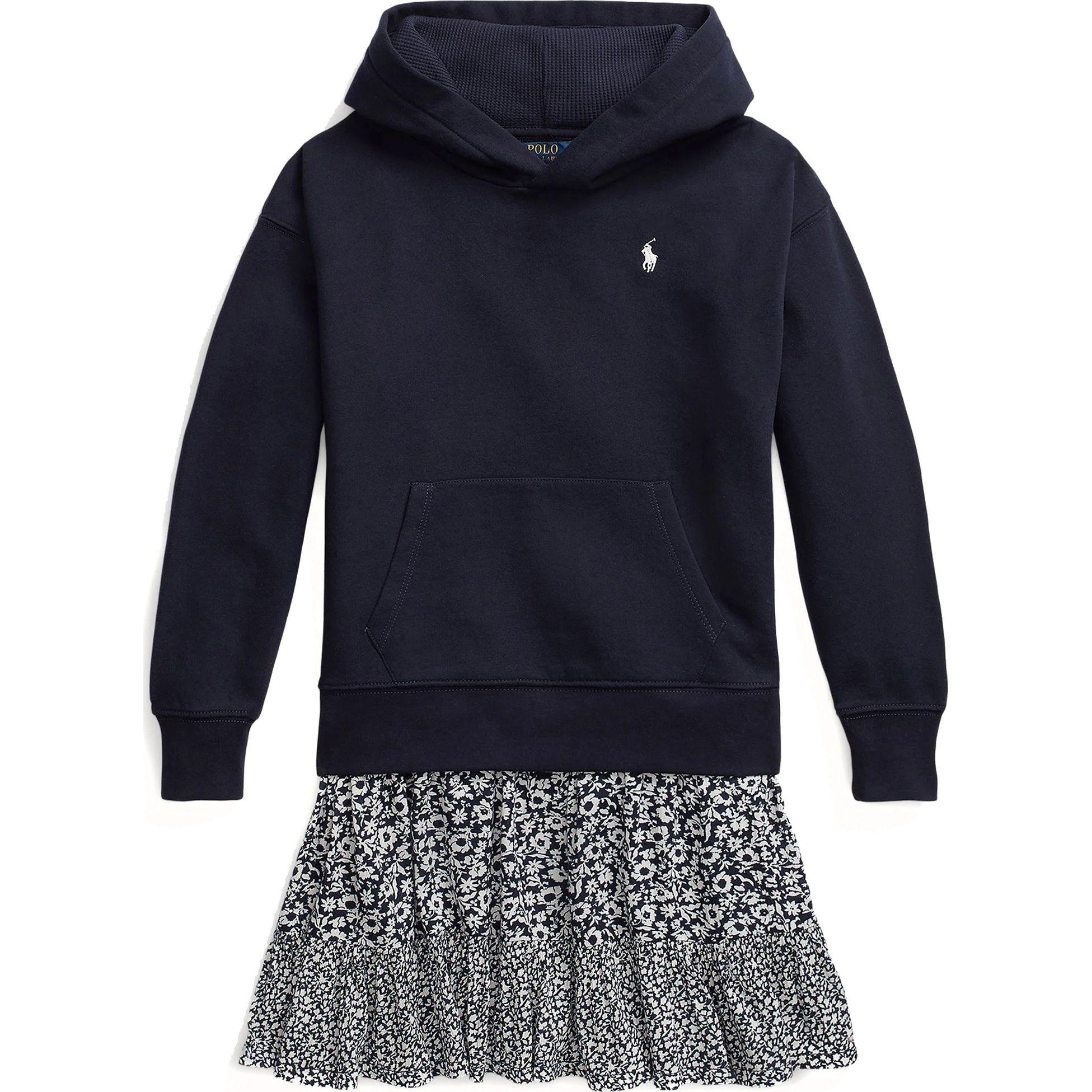 Midi suknelė mergaitėms, Mėlyna, Hoodied day dress (7-16)