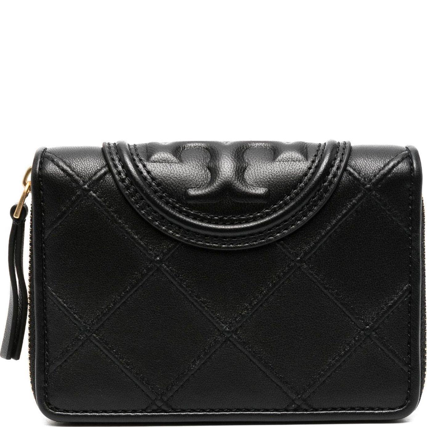 Piniginė moterims, Juoda, Fleming soft bi-fold wallet