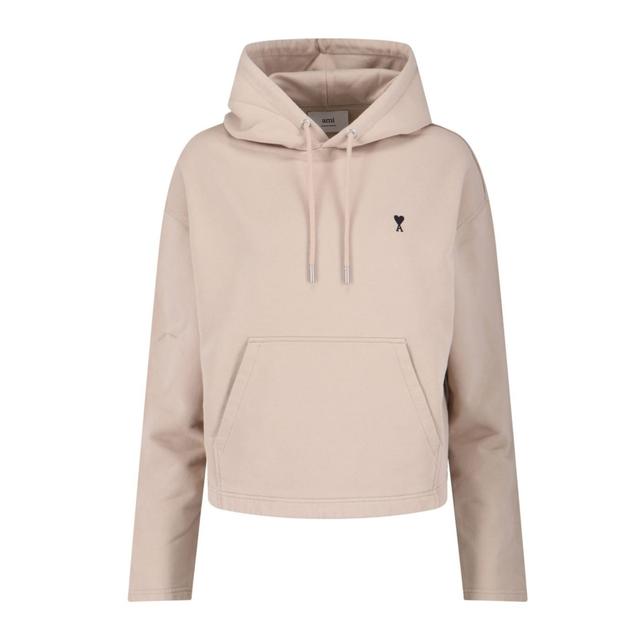 Džemperis moterims, Smėlio, Contrasted ami de coeur hoodie