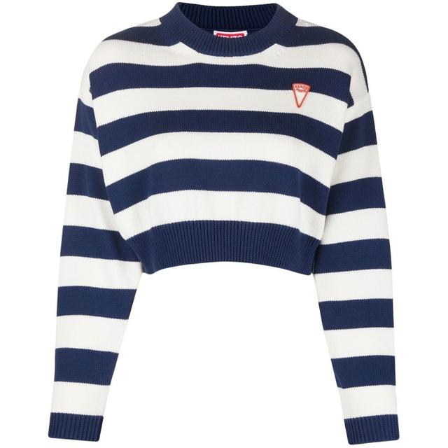 Sportinis nertinis moterims, Mėlyna, Nautical stripes jumper