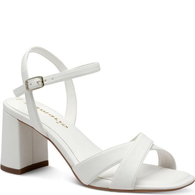 Basutės moterims, Balta, Sandal heel