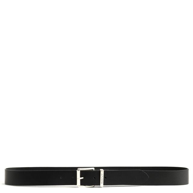 Diržas vyrams, Juoda, LOGO LEATHER BELT