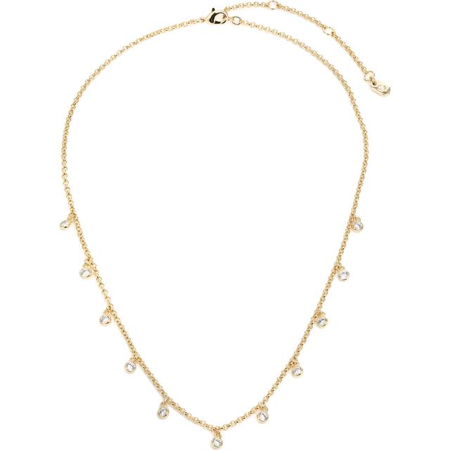 Kaklo papuošalai moterims, Auksinė, Nk 16" shaky cz frontal