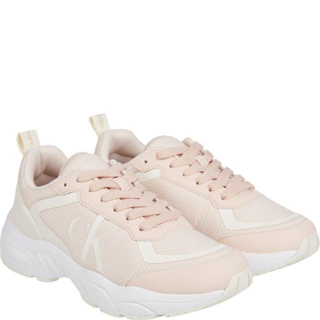 Sportiniai bateliai moterims, Rožinė, Retro tennis over mesh shoe