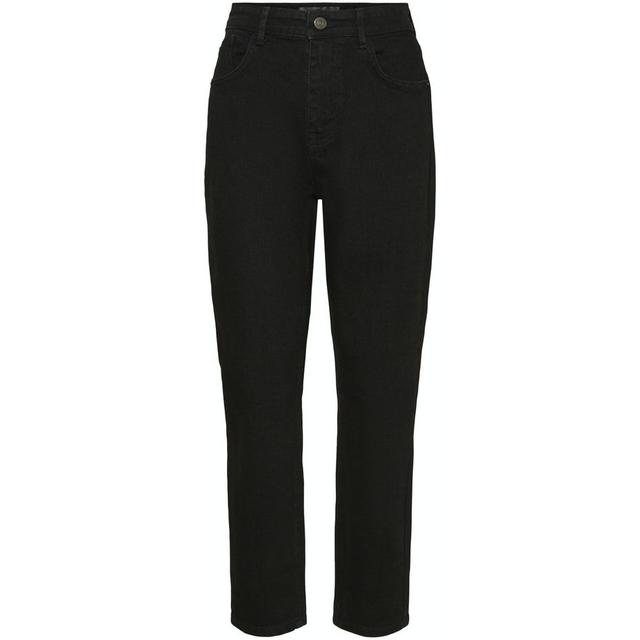 Slim džinsai moterims, Juoda, NMKATY HW SLIM MOM A