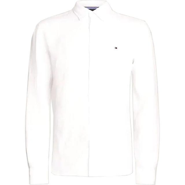 Marškiniai ilgomis rankovėmis vyrams, Balta, Pigment dyed li solid rf shirt