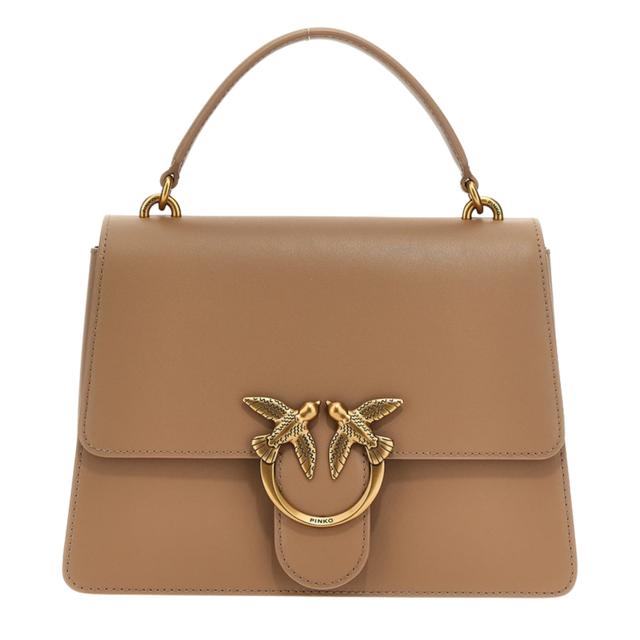 Pirkinių krepšys moterims, Smėlio, Love one top handle bag