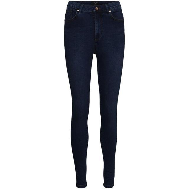 Slim džinsai moterims, Mėlyna, VMSOPHIA HR SKINNY J