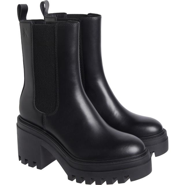 Aulinukai moterims, Juoda, Chunky heeled chelsea