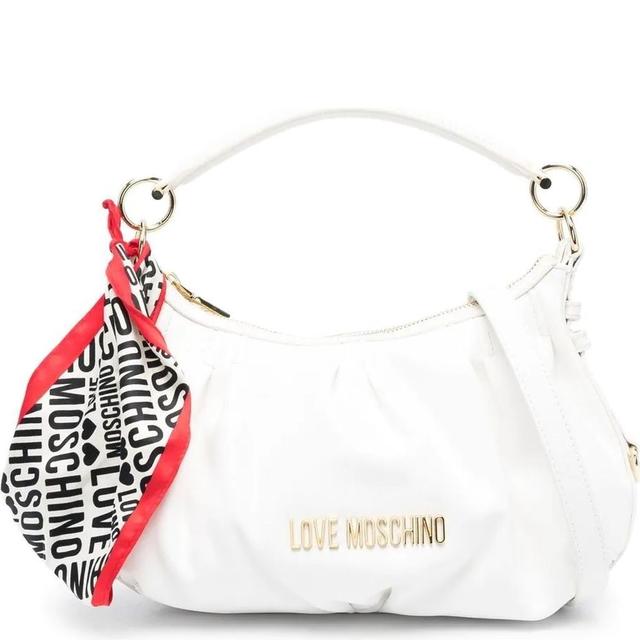 Rankinė per petį moterims, Balta, Top handle shoulder bag