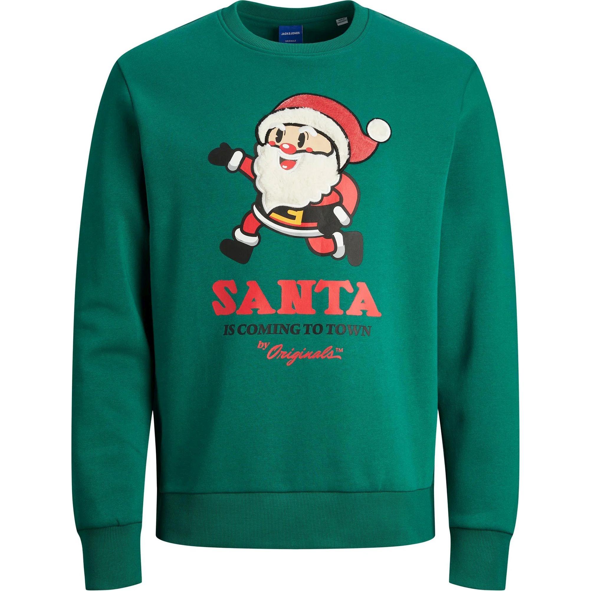 Megztinis vyrams, Žalia, JORXMAS SWEAT CREW