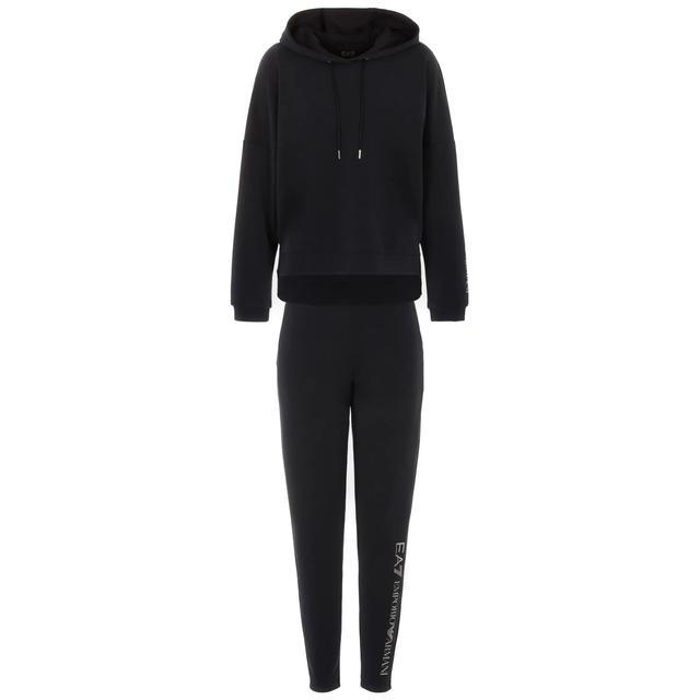 Sportinis kostiumas moterims, Juoda, Tracksuit
