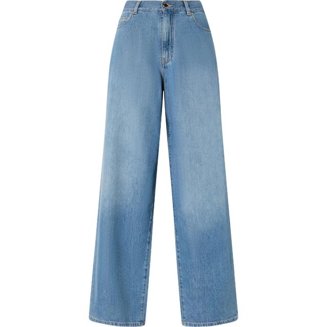 Platūs džinsai moterims, Mėlyna, Lauryn loose