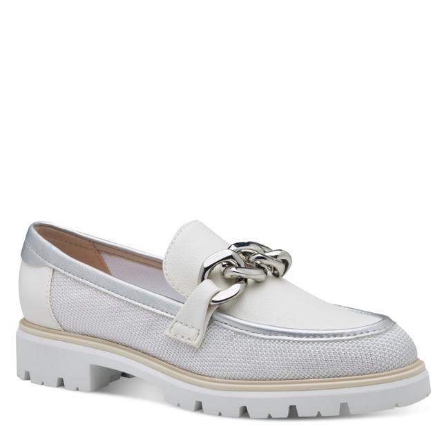 Loaferiai moterims, Balta, Loafers