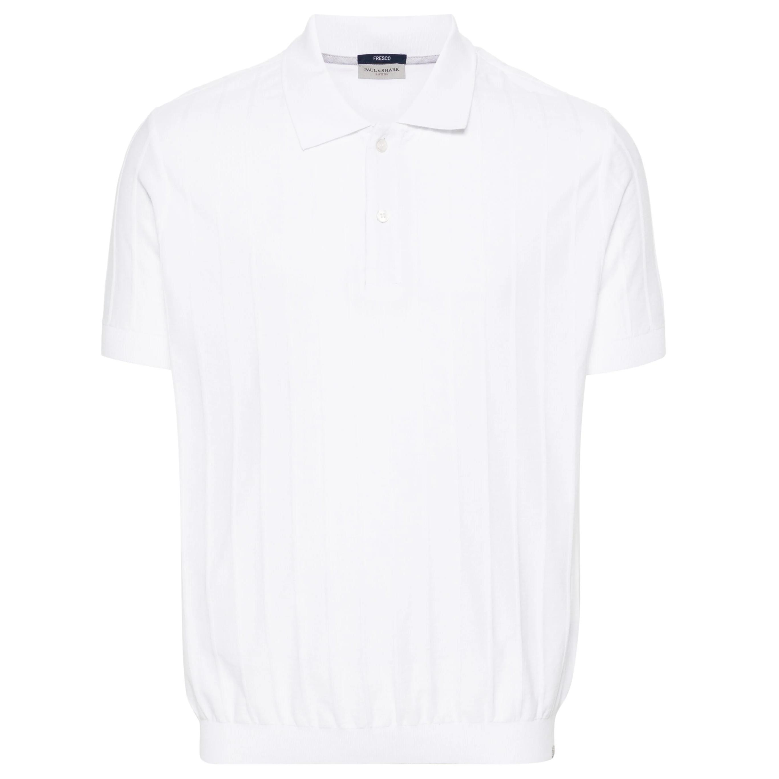 Polo marškiniai trumpos rank. vyrams, Balta, men's knitted poloshirt