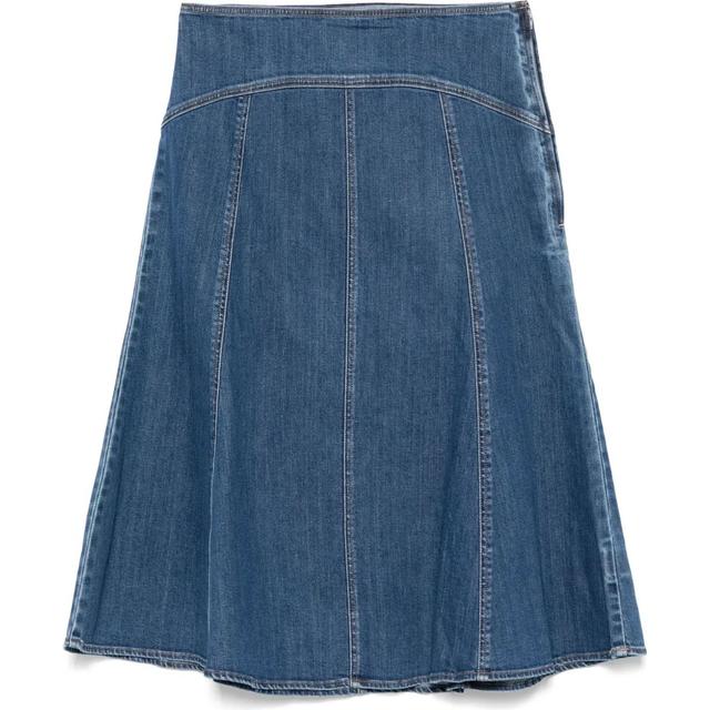 Tiesūs džinsai moterims, Mėlyna, Denim sk-mid-a line