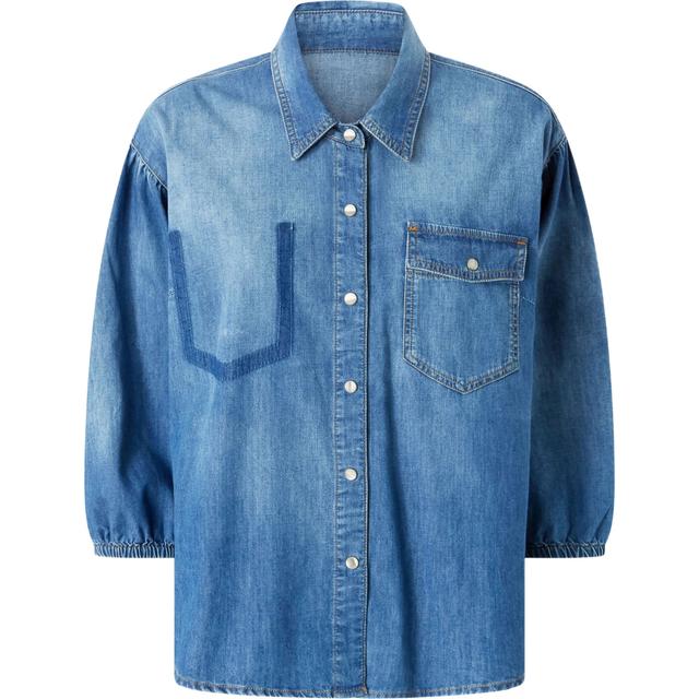 Marškiniai ilgomis rankovėmis moterims, Mėlyna, Chobe shirt