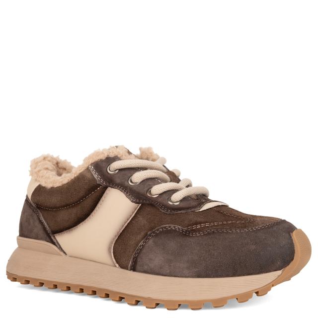 Laisvalaikio bateliai moterims, Ruda, Warm sneakers