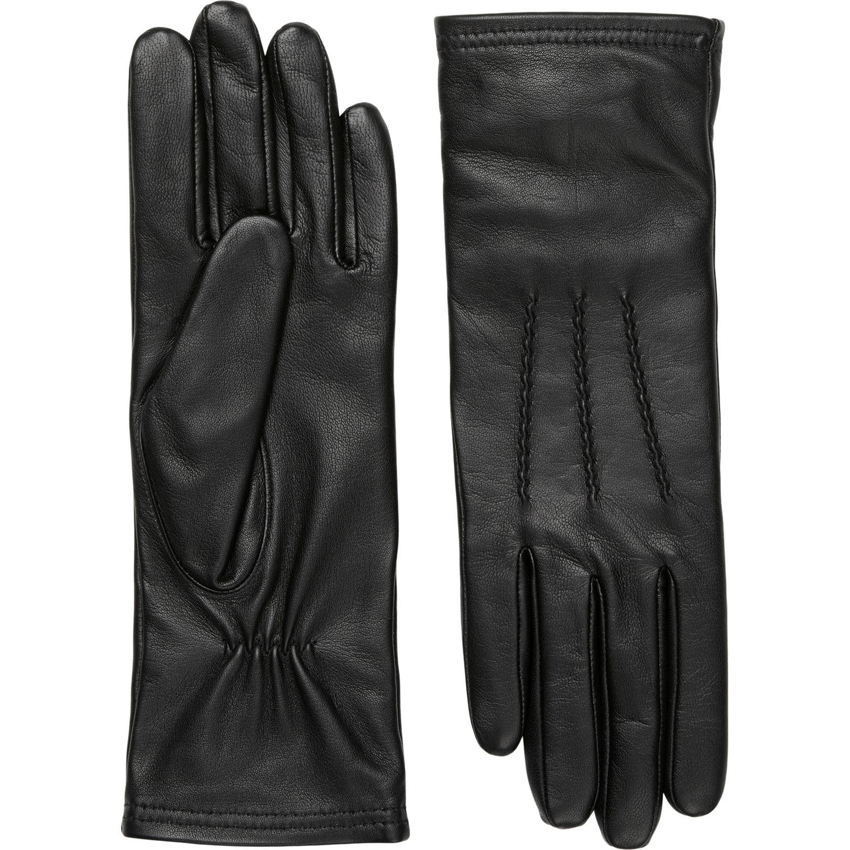 Pirštuotos pirštinės moterims, Juoda, Gloves 409701104003