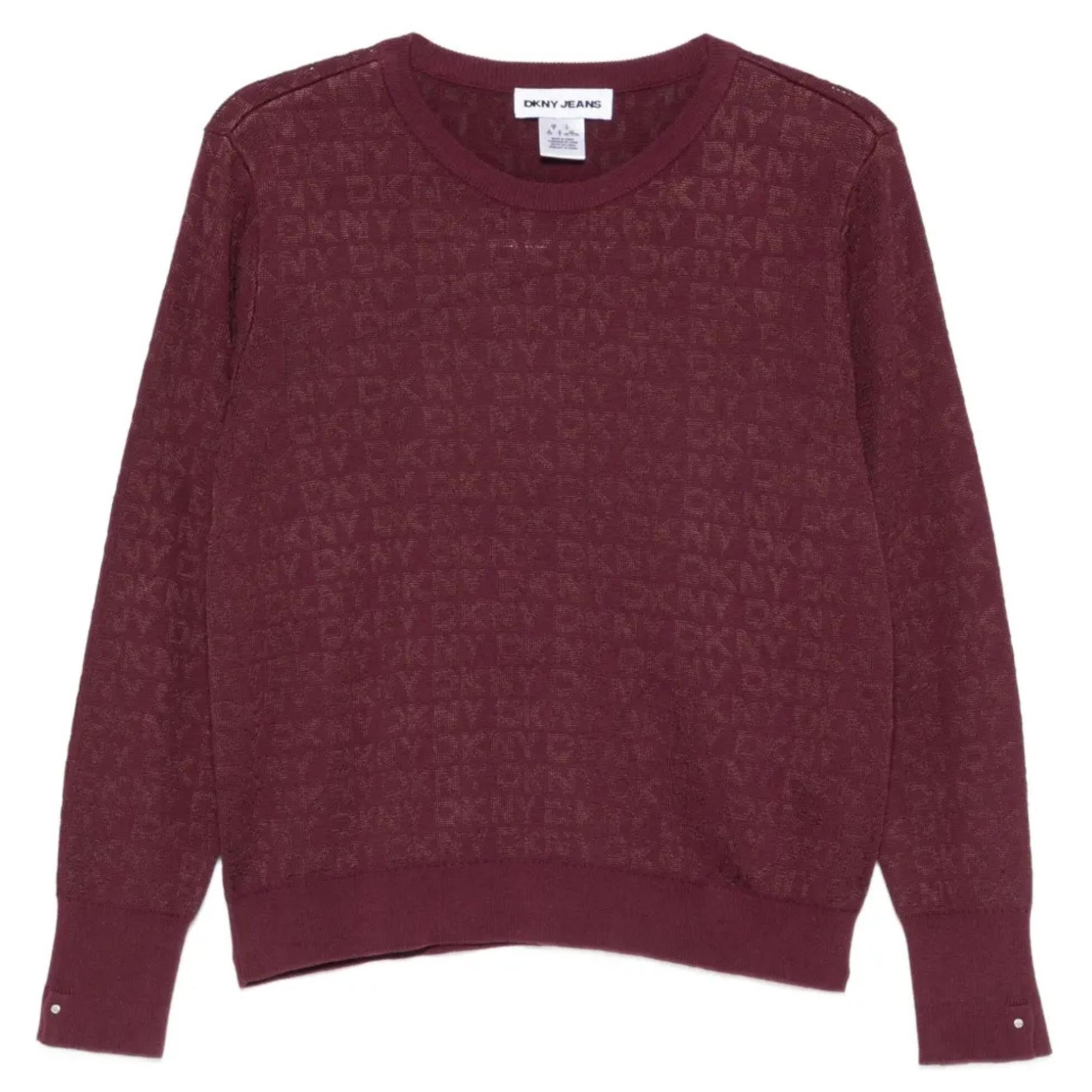 Megztinis moterims, Mėlyna, Long sleeve crew nec