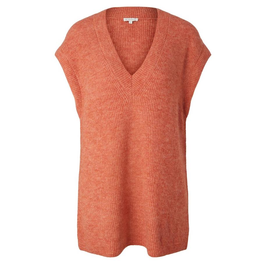 Pūkinė liemenė moterims, Oranžinė, Liemenė