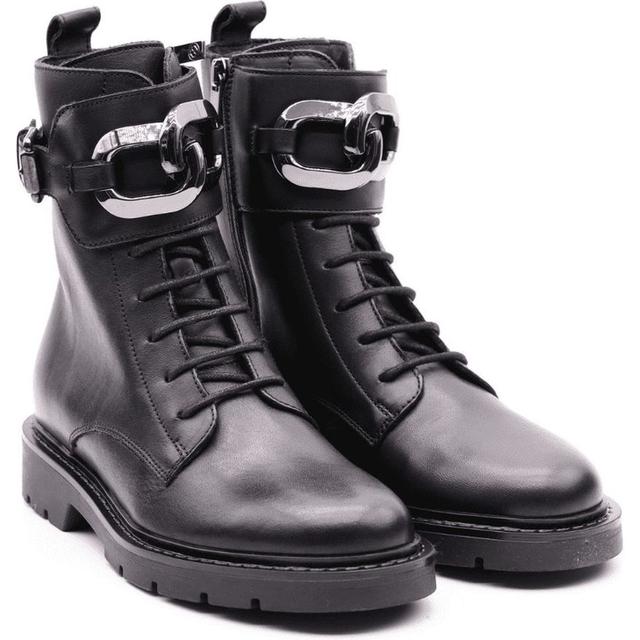 Aulinukai moterims, Juoda, Brit chain booties