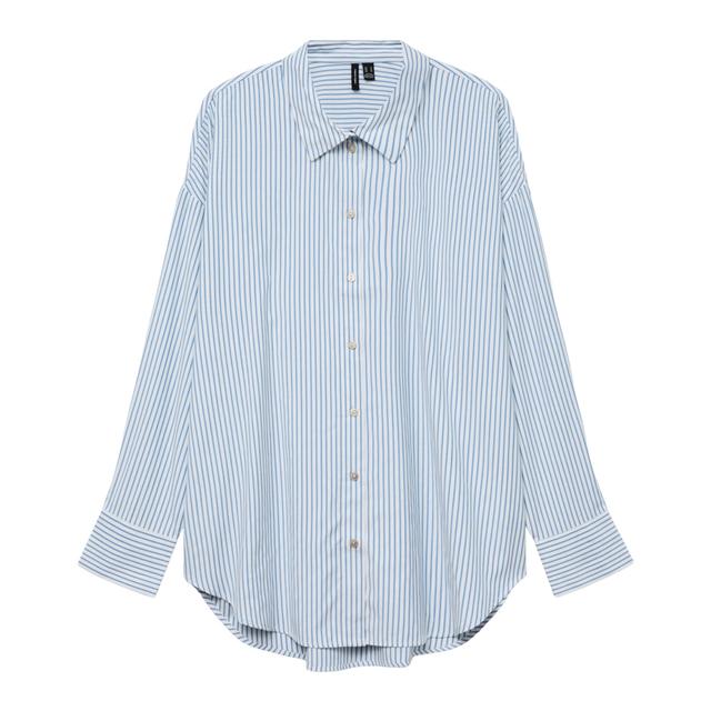 Marškiniai moterims, Balta, Nora oversize shirt