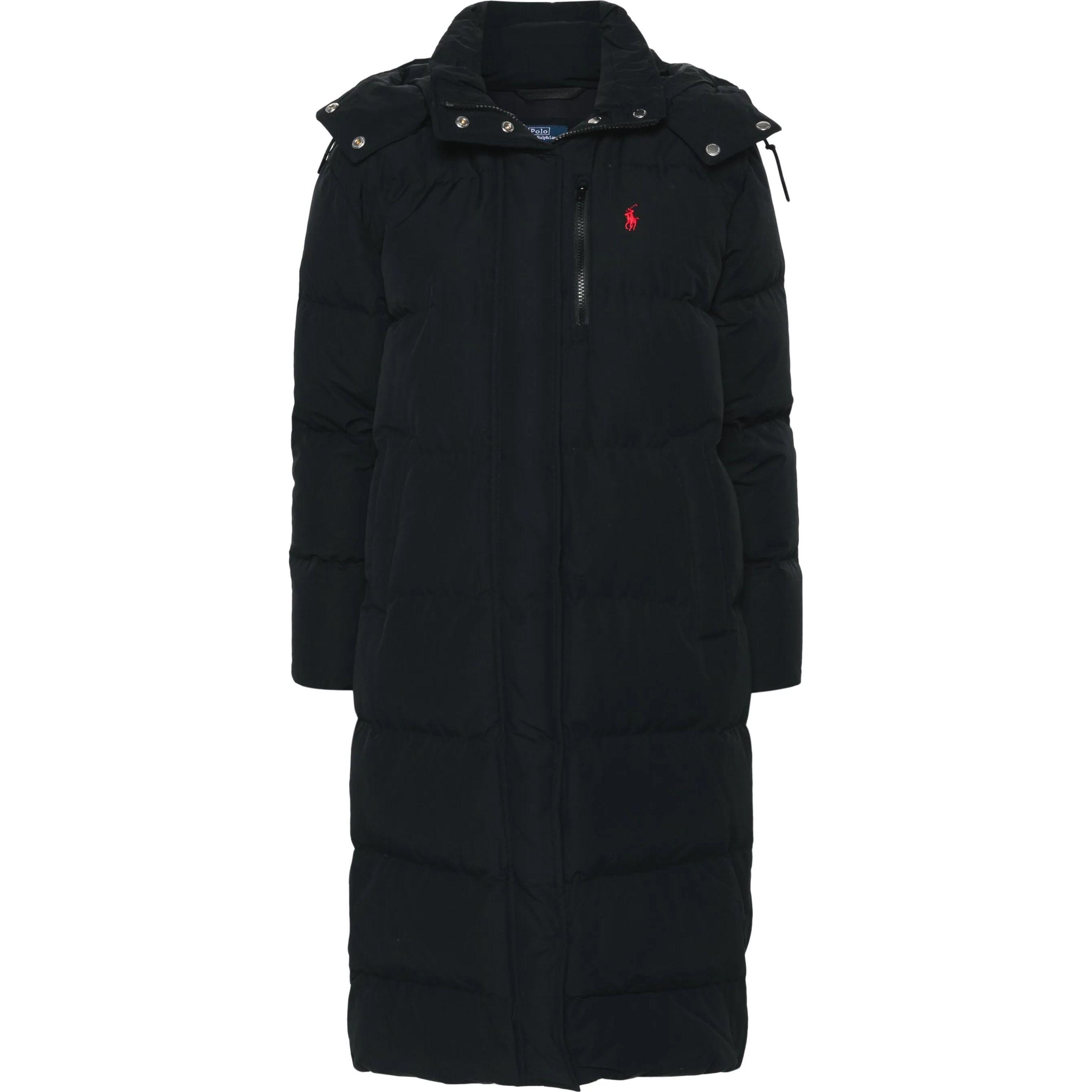 Pūkinė striukė moterims, Juoda, Nf lg crly insulated coat