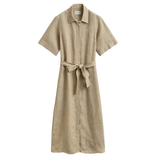 Midi suknelė moterims, Smėlio, 4503495-200 Midi dress