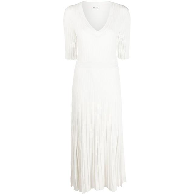 Megzta suknelė moterims, Balta, Knit dress