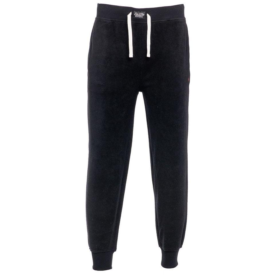 Laisvalaikio kelnės vyrams, Juoda, Jogger sleep pants