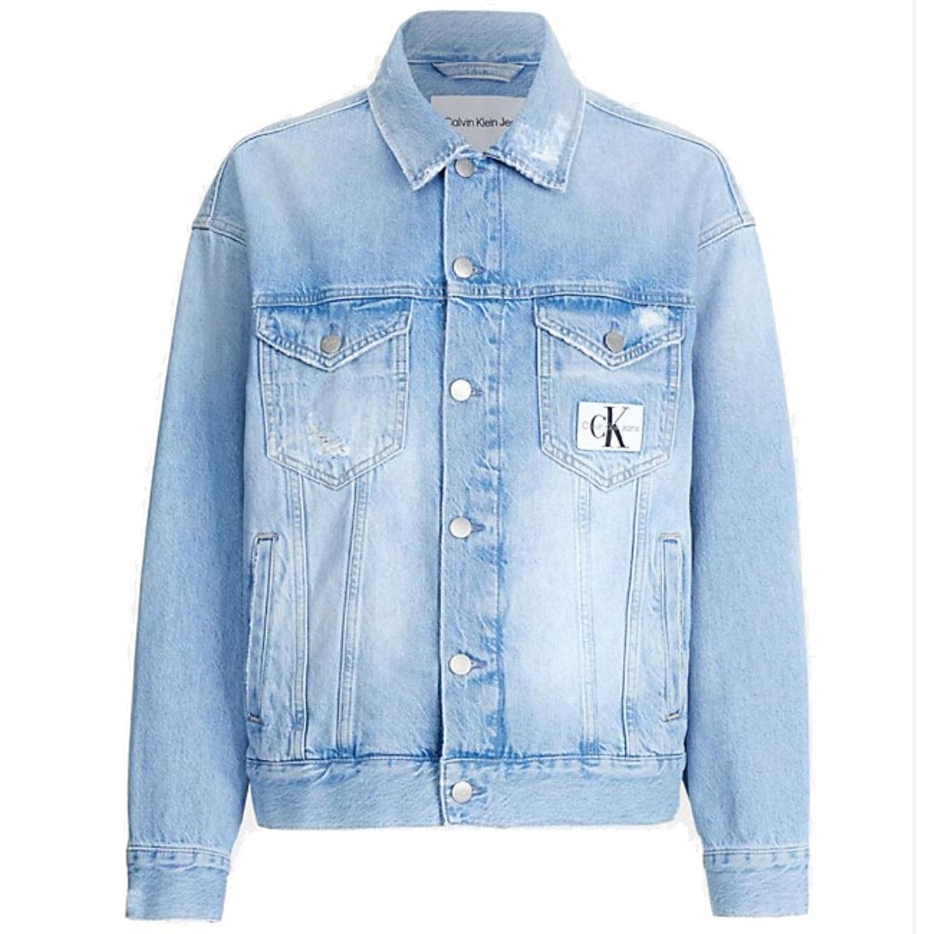 Džinsinis švarkas moterims, Mėlyna, Dad denim jacket