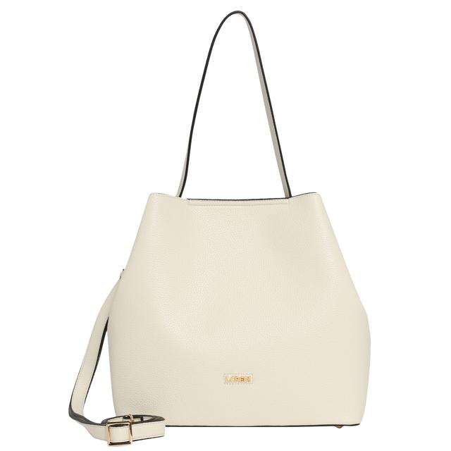 Pirkinių krepšys moterims, Balta, Kira tote bag