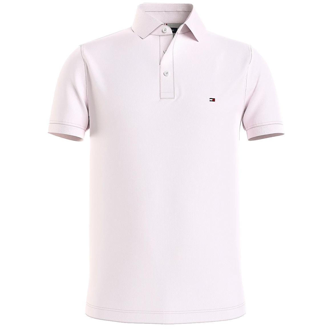 Polo marškiniai trumpos rank. vyrams, Rožinė, 1985 slim polo